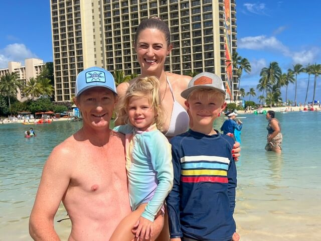 Michael Crossland and Family Hawaii